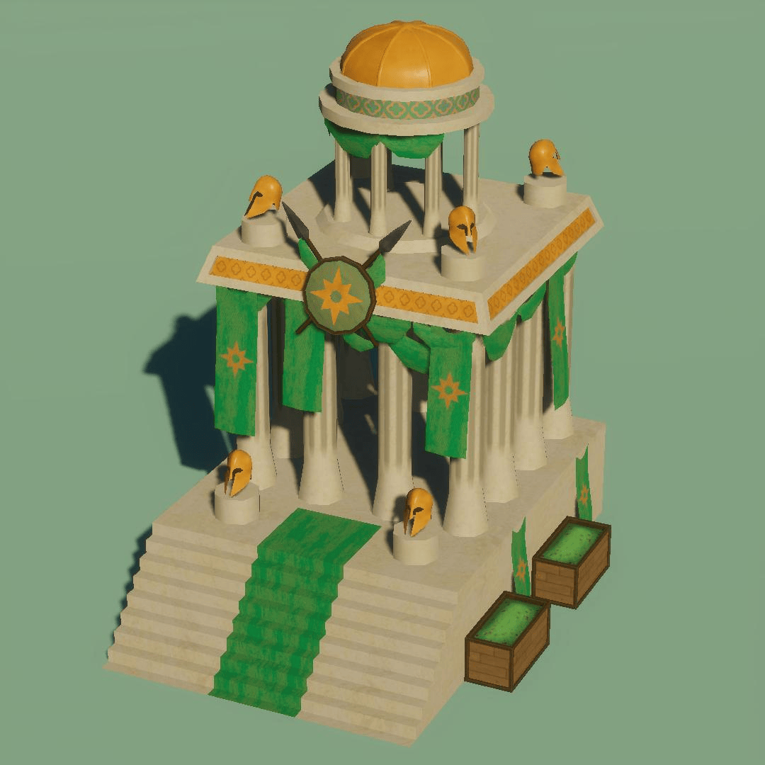 Replace with an image of the building's first upgrade